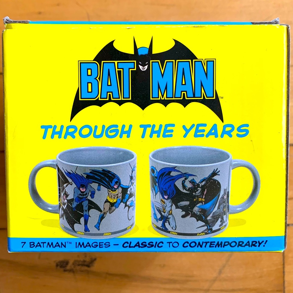 Batman coffee mug - “Batman through Years”